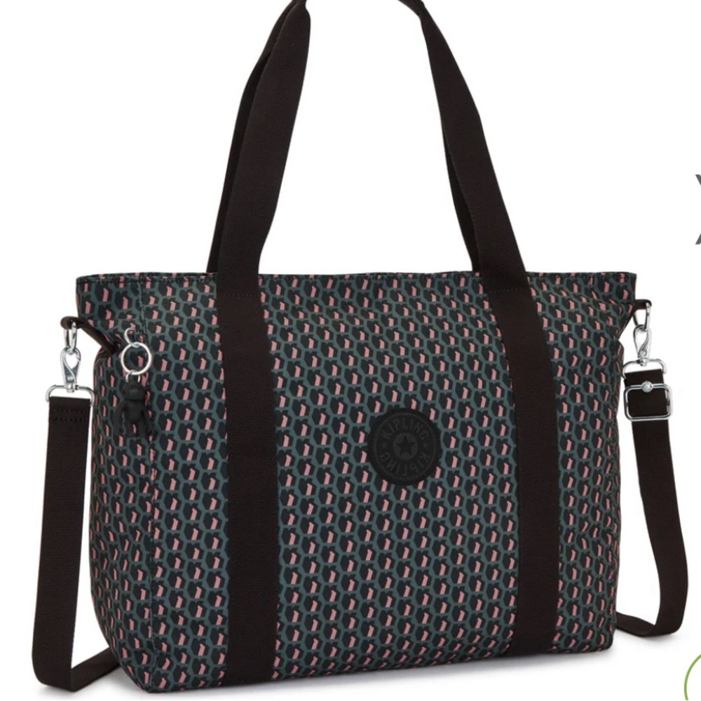 NWT Kipling Rare Pattern Large Tote